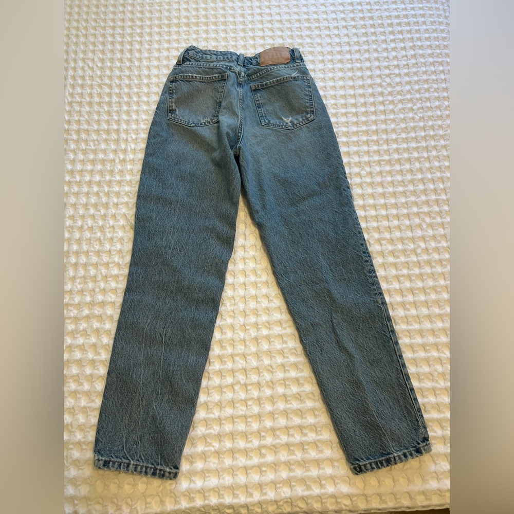 Zara Sz 2 Distressed Jeans - Picture 4 of 8